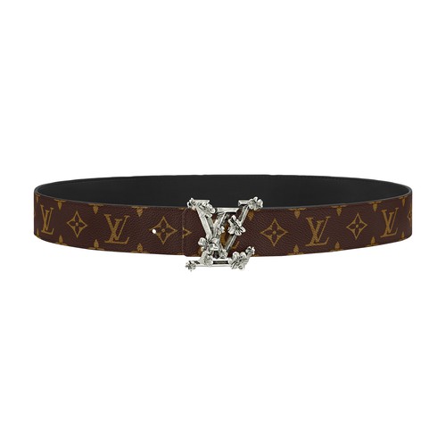  LV Pyramide Flower 40MM Reversible Belt