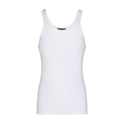 Dolce & Gabbana Slim-fit fine-rib singlet