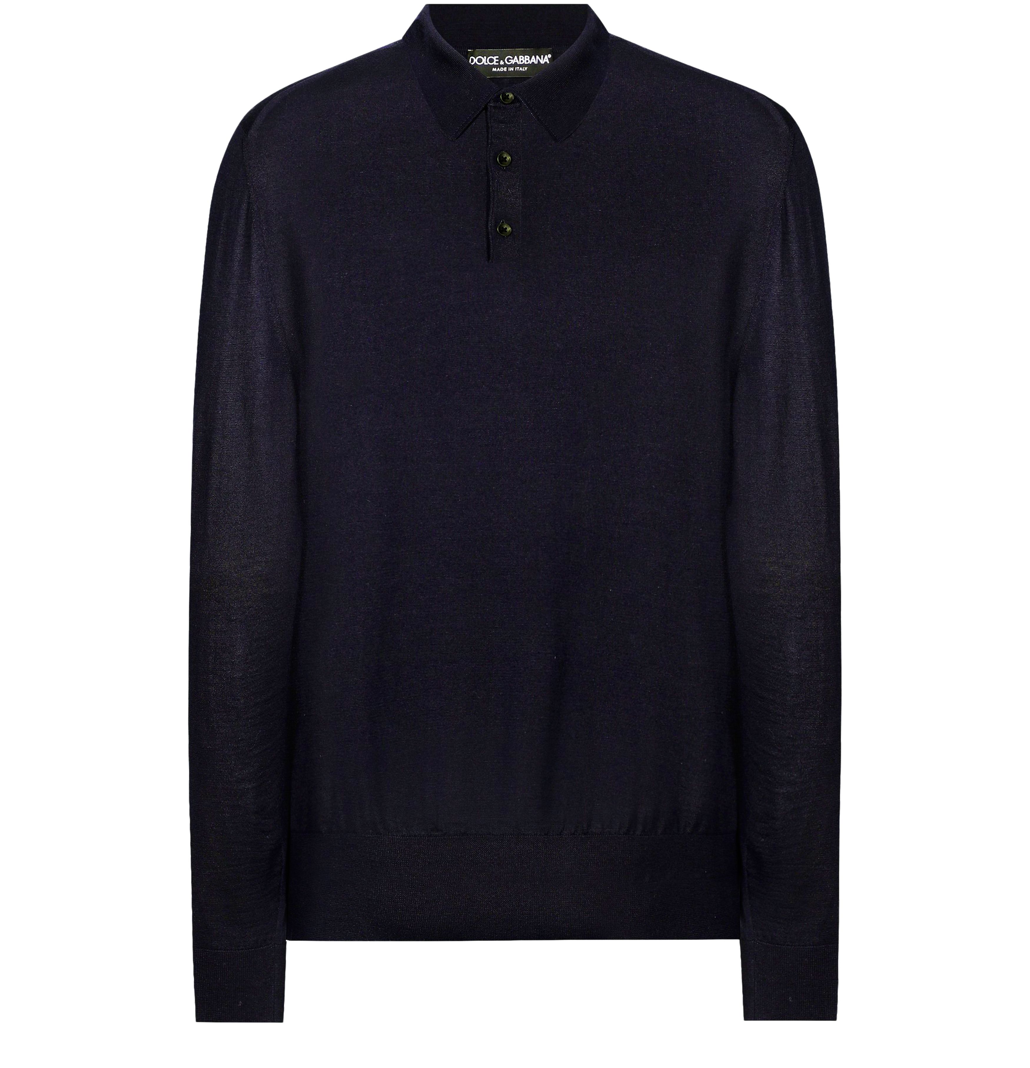 Dolce & Gabbana Cashmere and silk polo-shirt