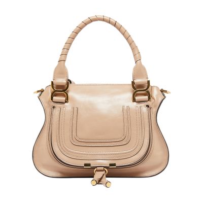 Chloé Marcie hand-held/shoulder small glossy leather bag