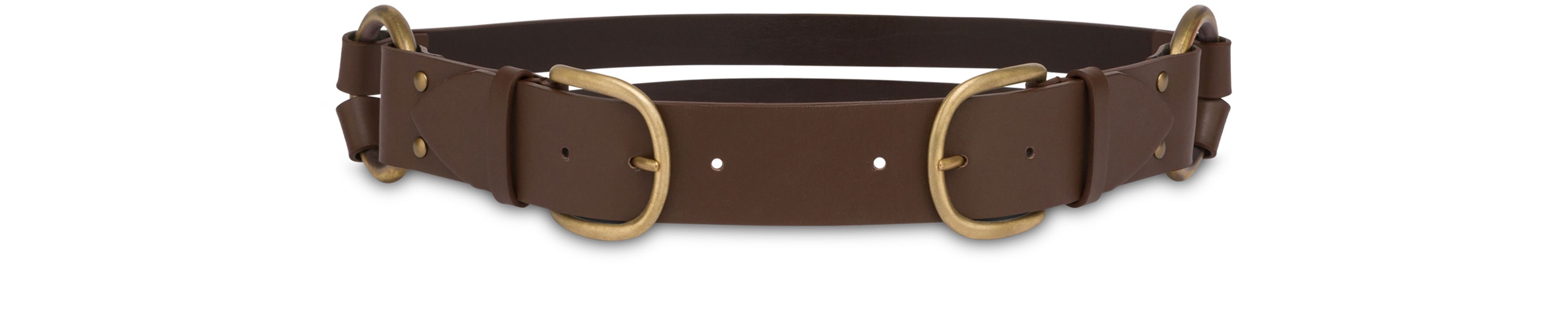 Alberta Ferretti Belt in calfskin with double buckle