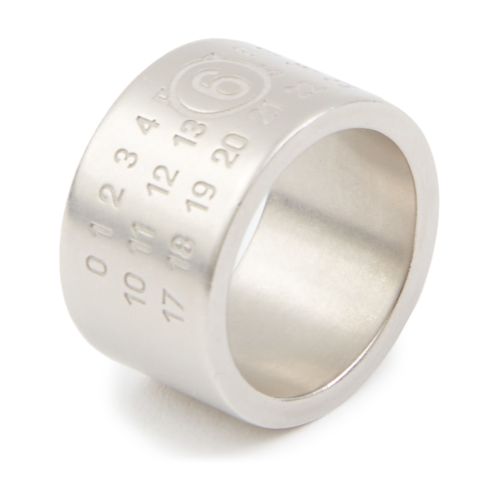 MM6 Maison Margiela Numeric minimal signature ring