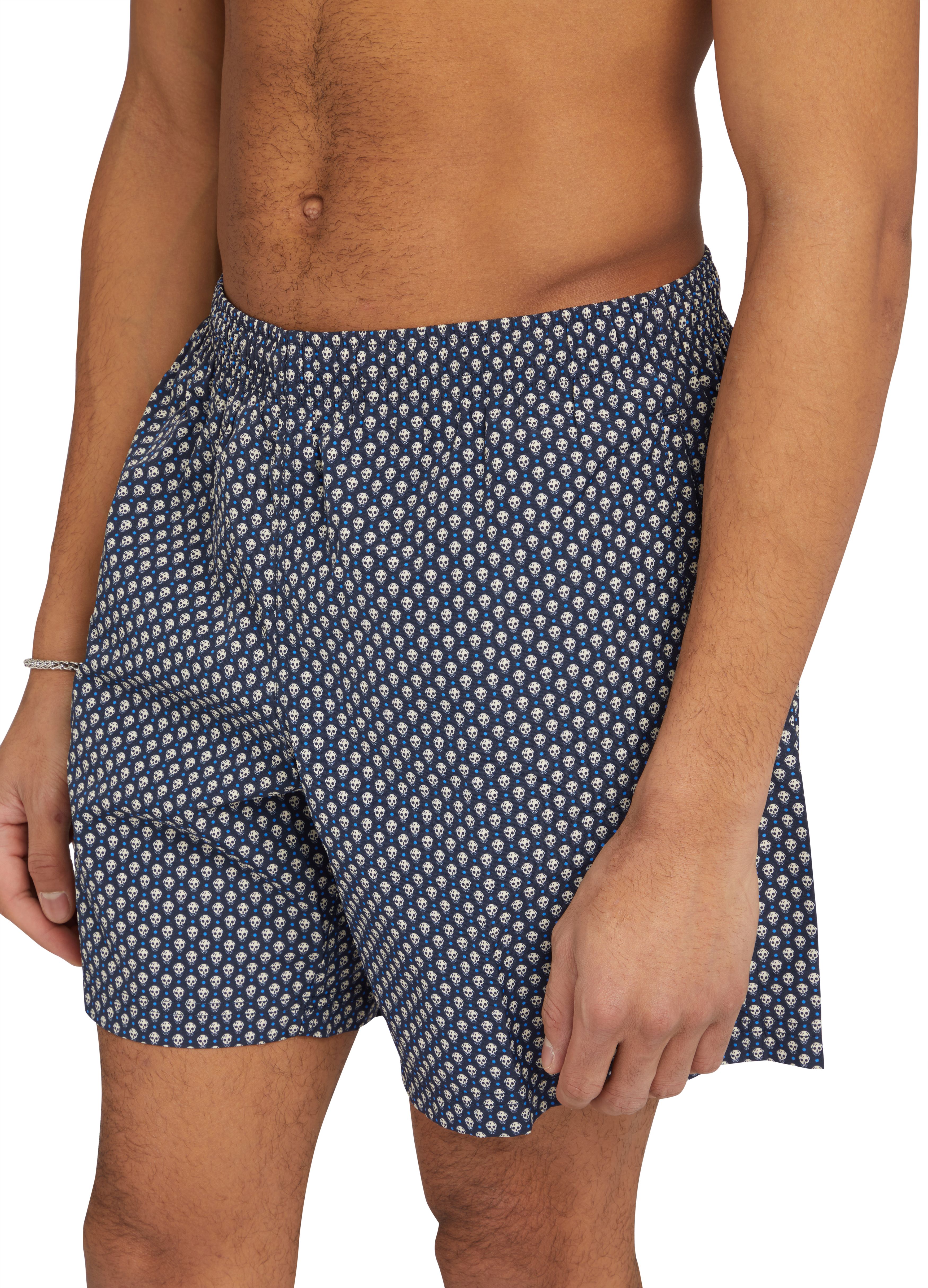 Alexander McQueen Dots Skull Swim shorts