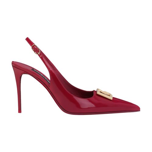 Dolce & Gabbana Polished calfskin slingbacks