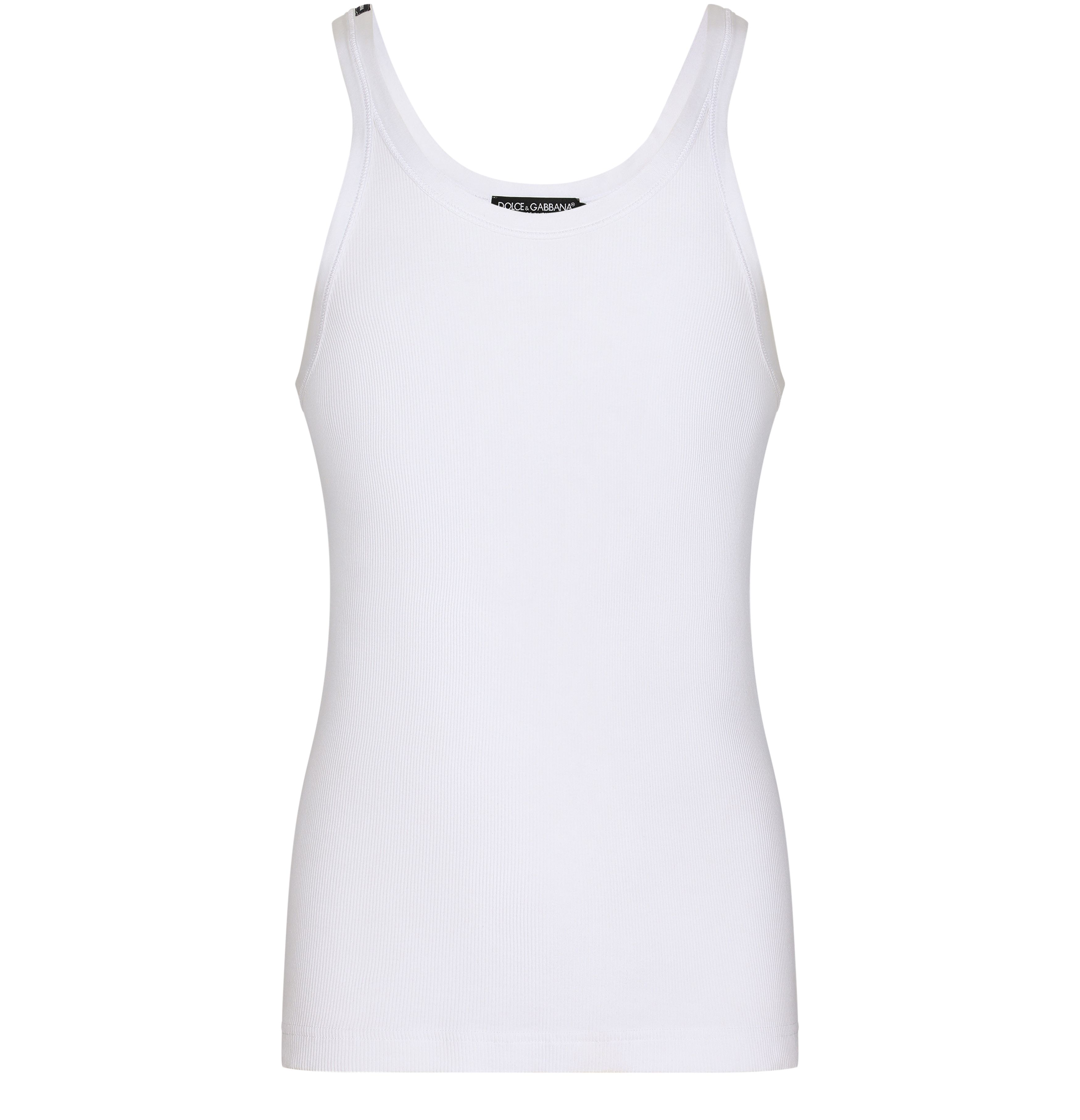 Dolce & Gabbana Slim-fit fine-rib singlet