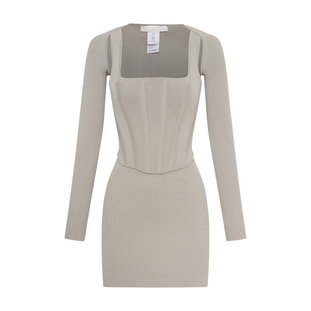 Dion Lee Pointelle corset mini dress