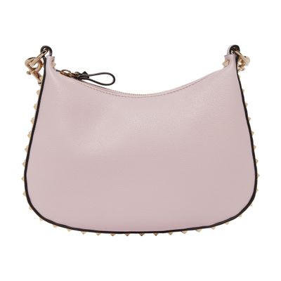 VALENTINO GARAVANI Rockstud small zippered hobo bag