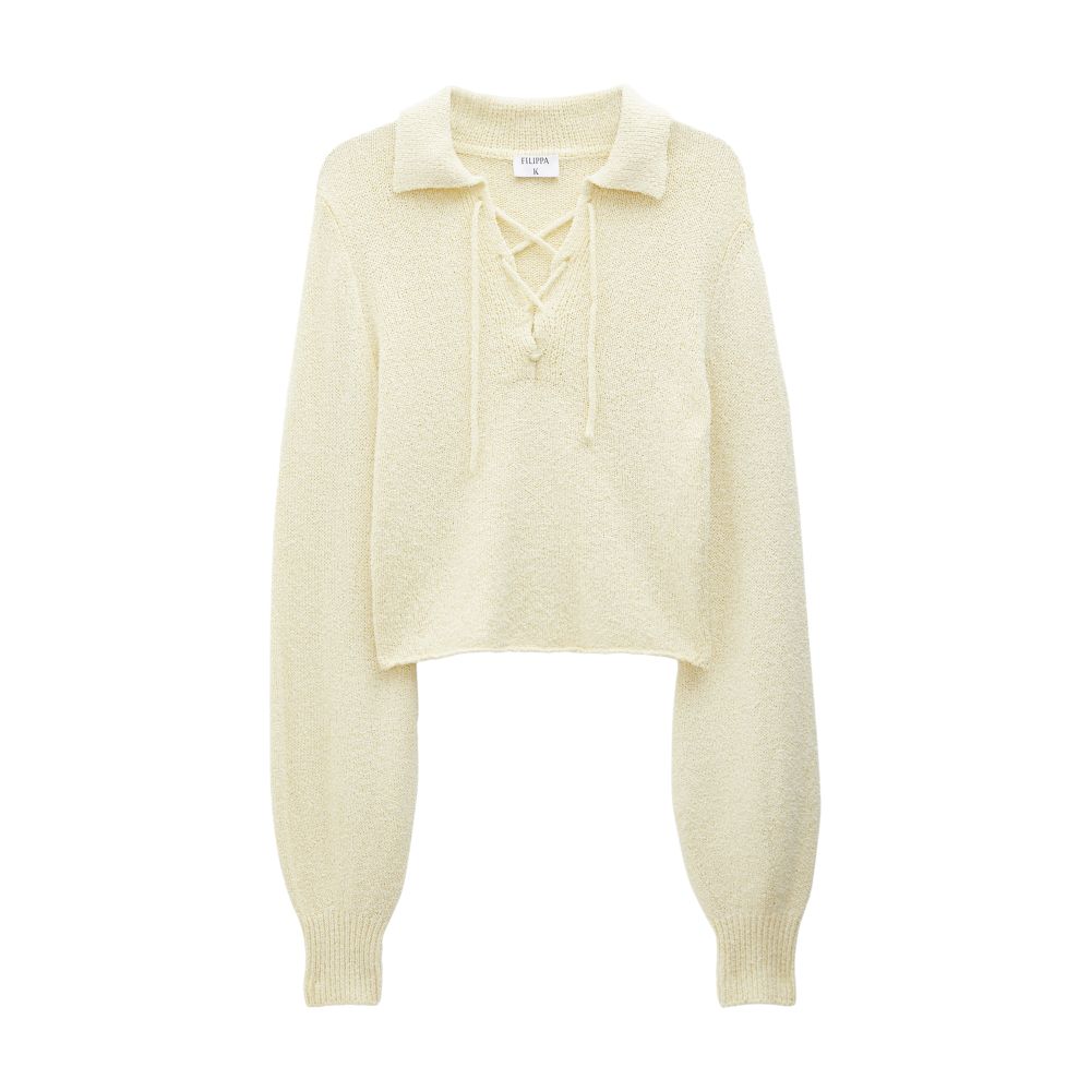 Filippa K Cropped polo sweater