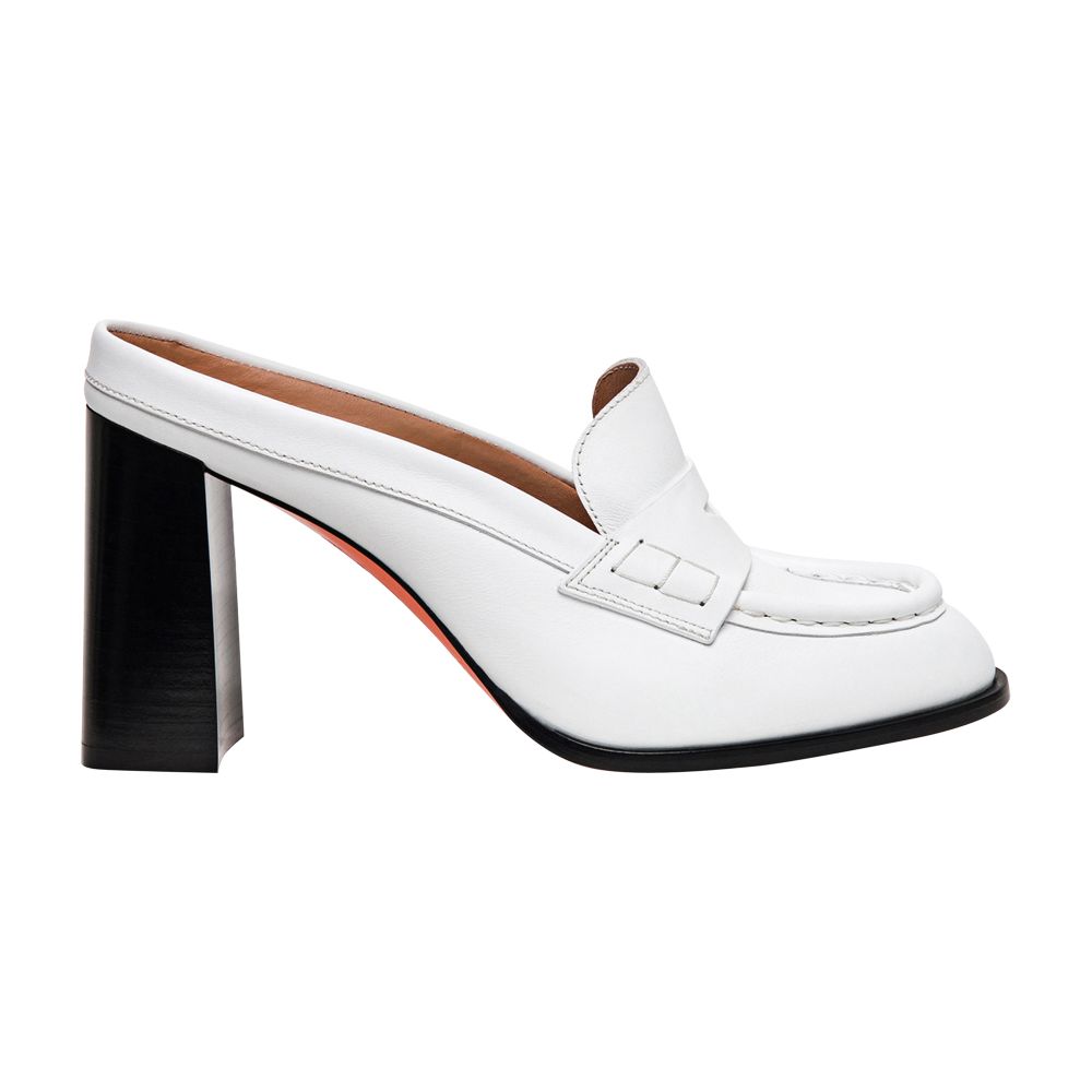 Santoni Leather high-heel pumps