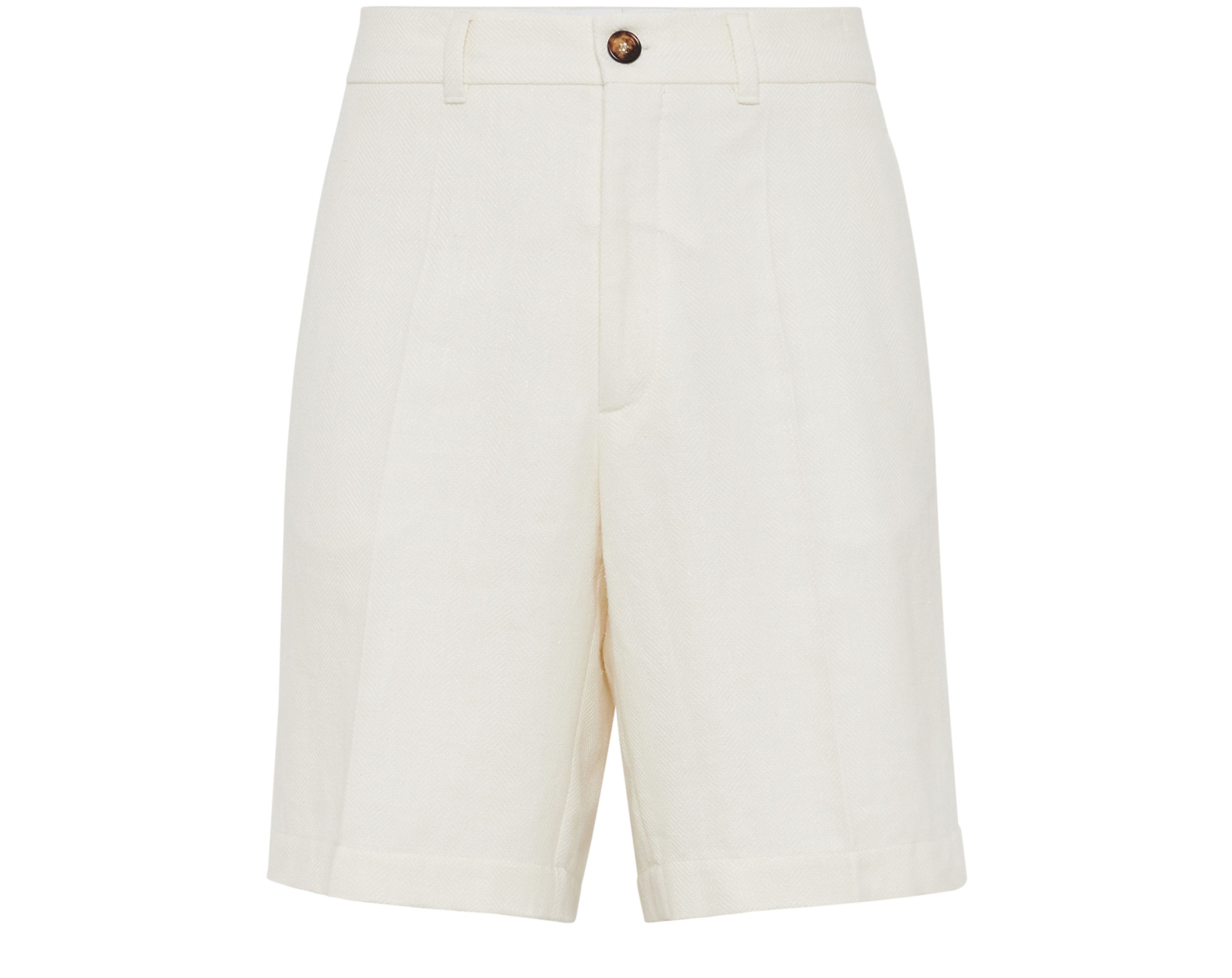 Brunello Cucinelli Chevron Bermuda shorts