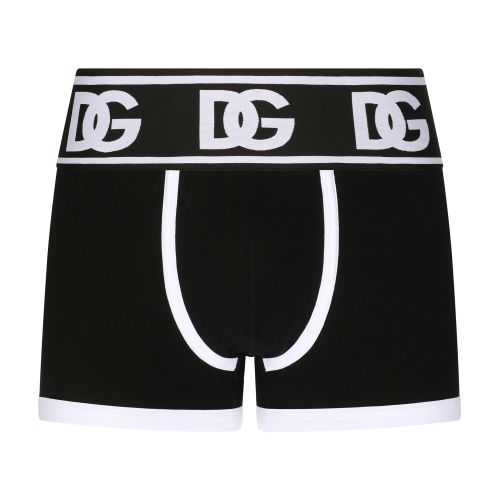 Dolce & Gabbana Two-way stretch jersey boxers with DG logo