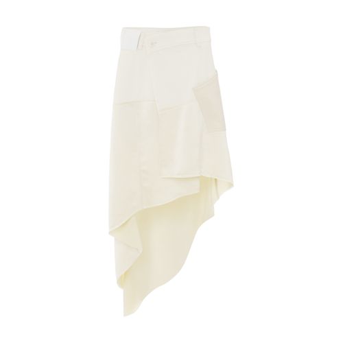  Asymmetric Panelled Midi Skirt