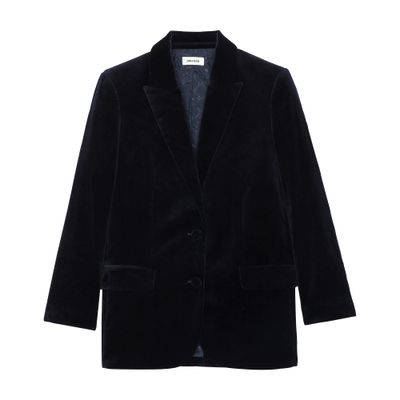 Zadig & Voltaire Viva velvet blazer