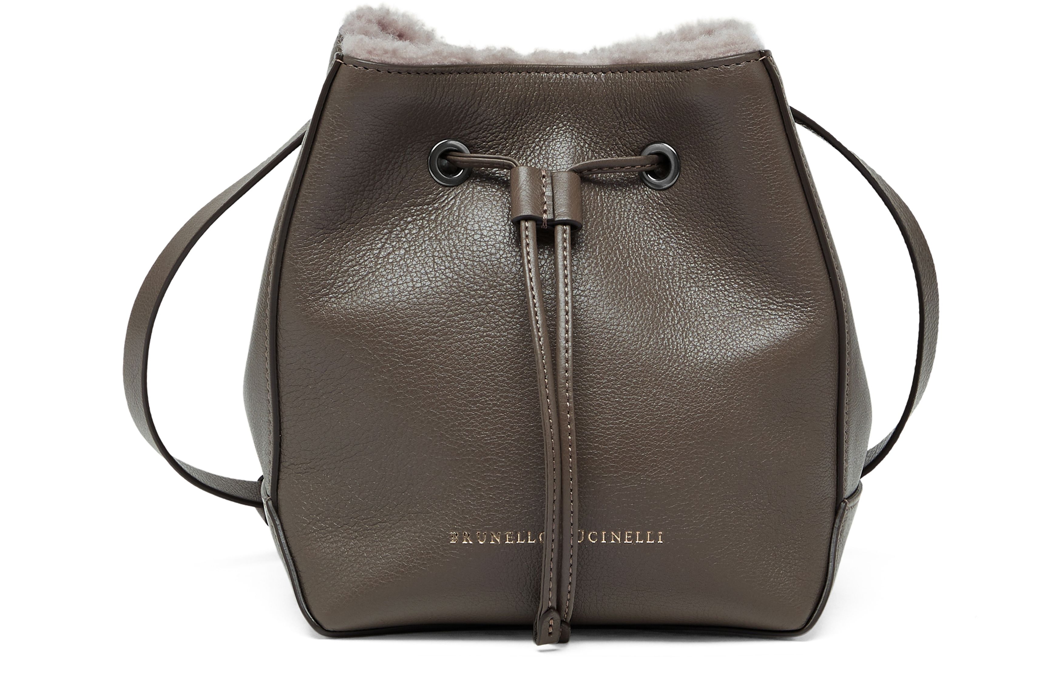 Brunello Cucinelli Bucket bag with monili