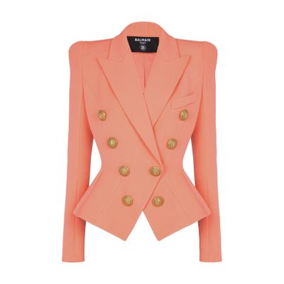 Balmain Belted jacket with 8 buttons