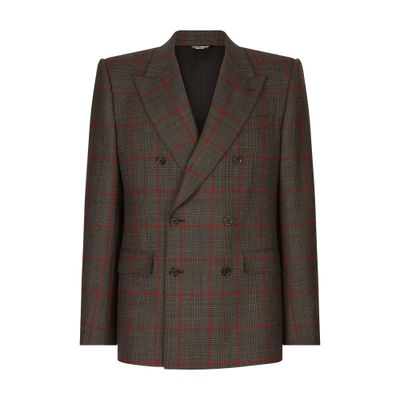 Dolce & Gabbana Double-breasted glen plaid Sicilia-fit suit