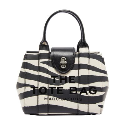 Marc Jacobs The Mini Tote leather zebra print bag