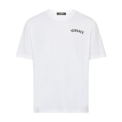 Versace Versace embroidery jersey T-shirt with stamp print