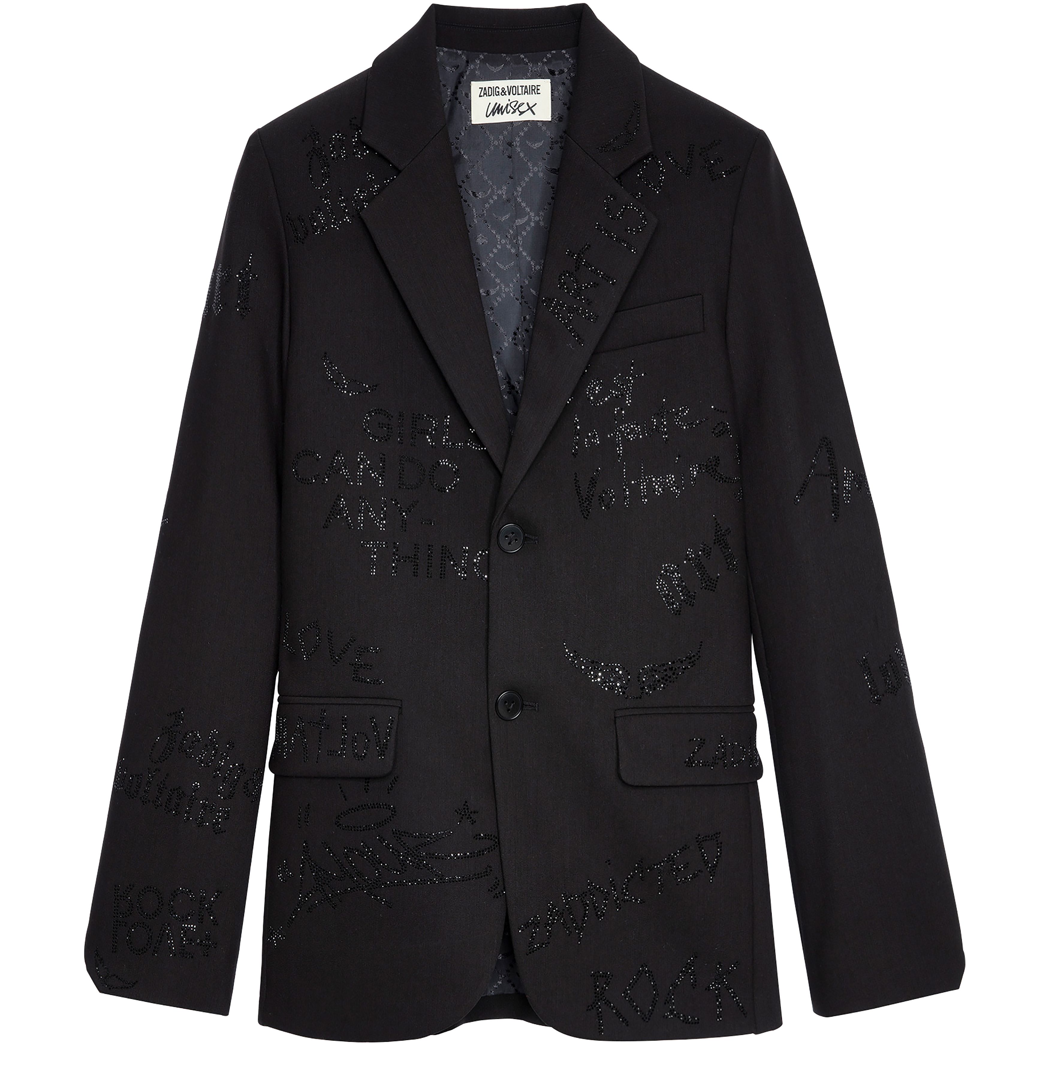 Zadig & Voltaire Vanilla Diamanté Blazer