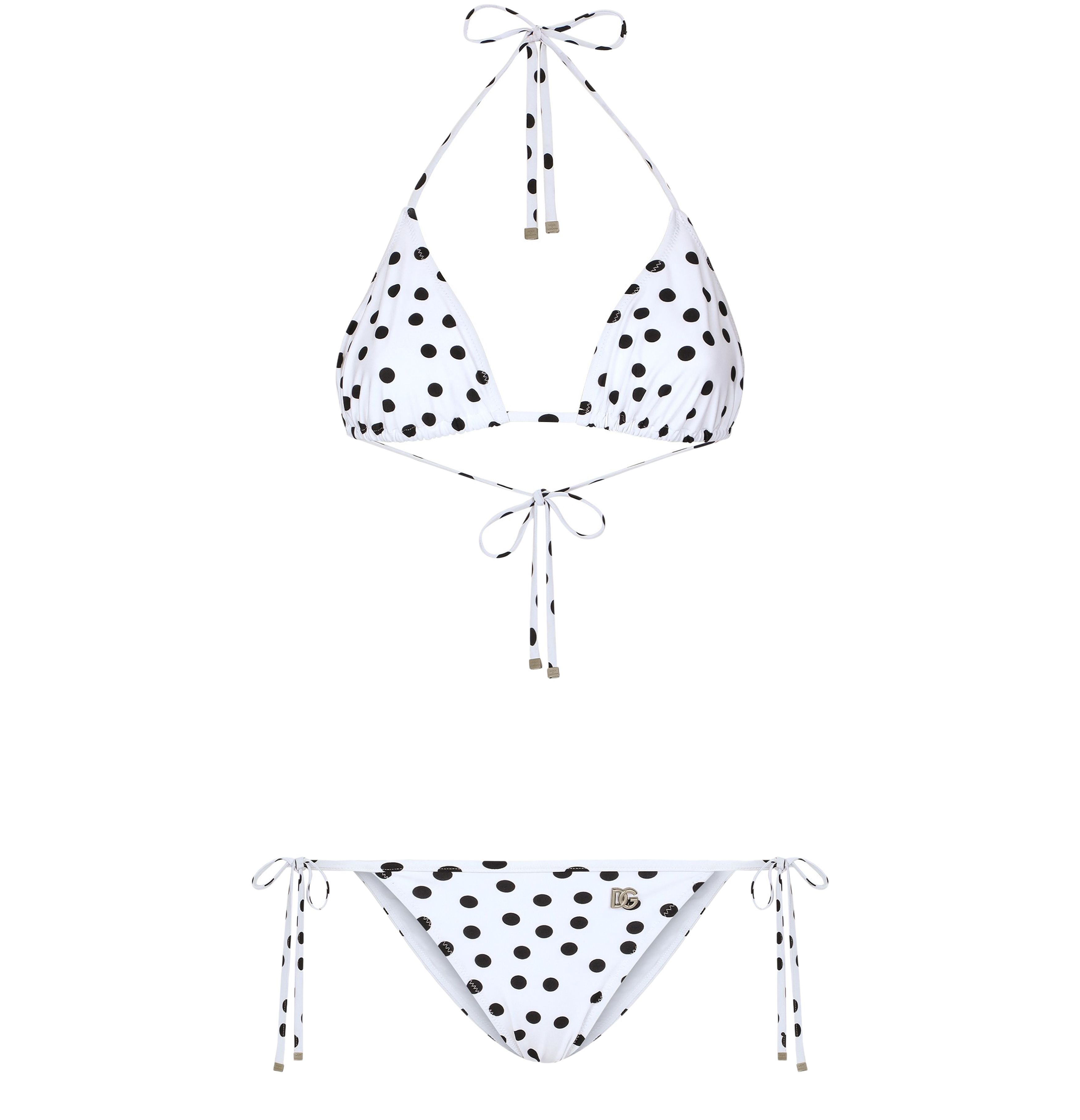 Dolce & Gabbana Polka-dot triangle bikini