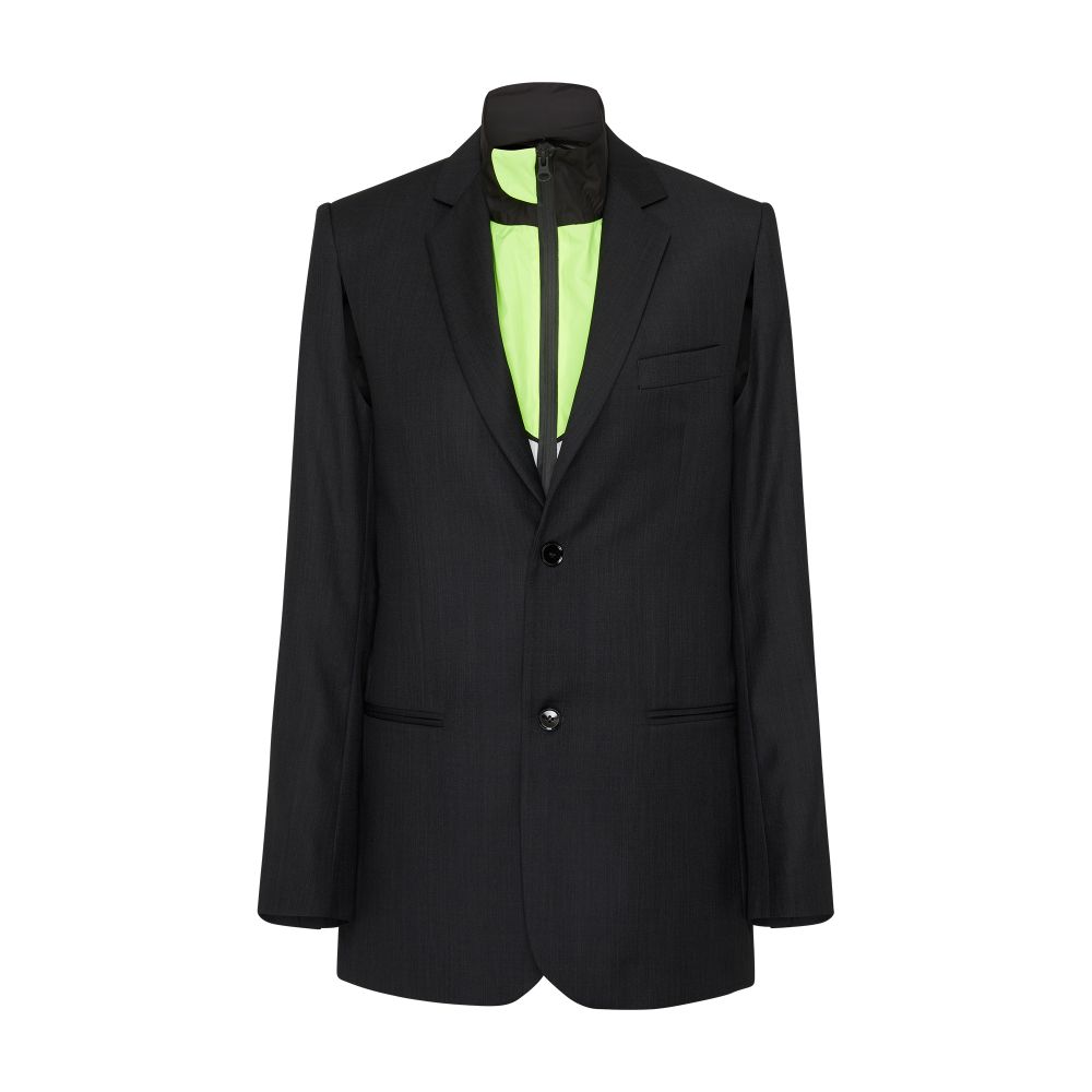  Hybrid blazer with removable windbreaker