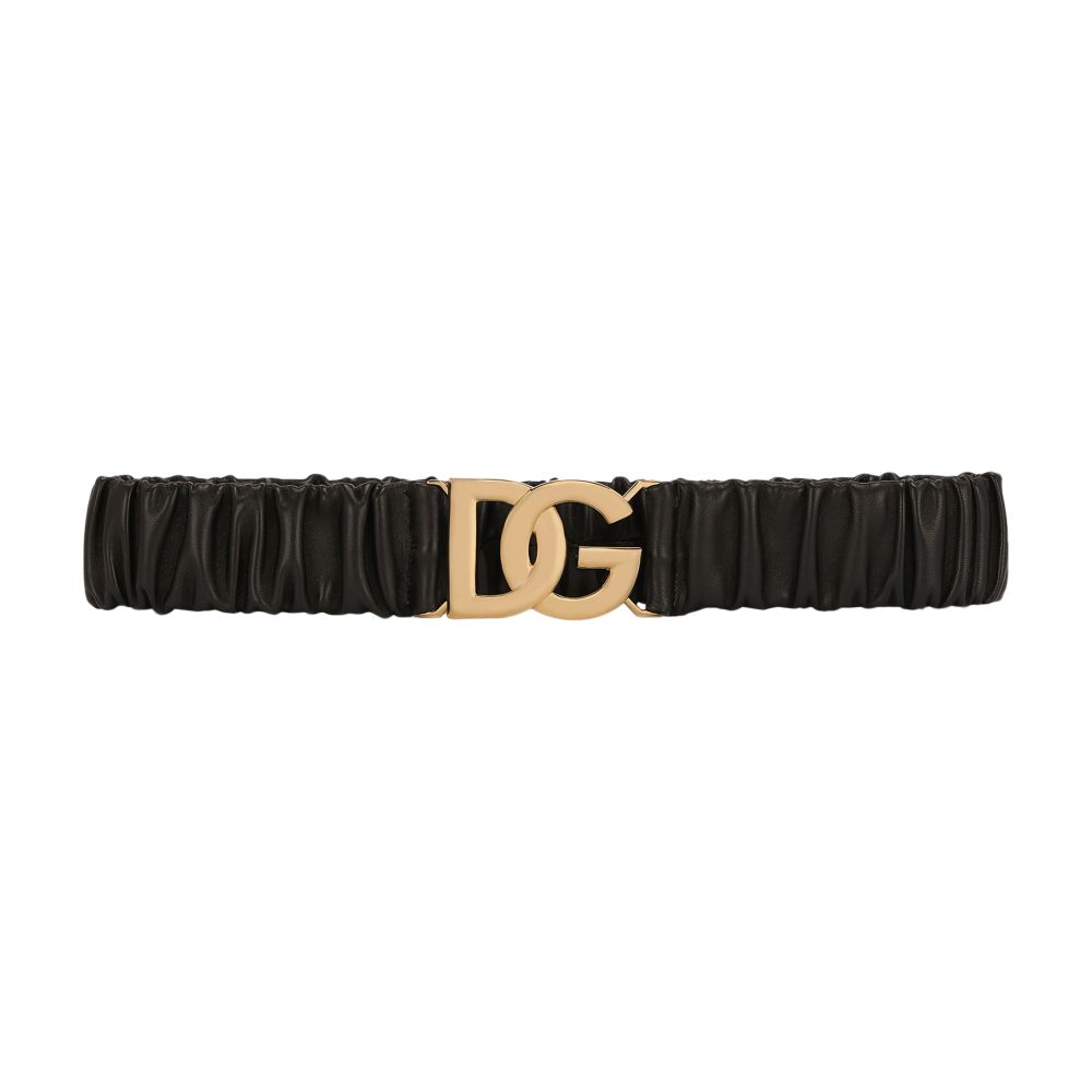 Dolce & Gabbana Elasticated leather belt