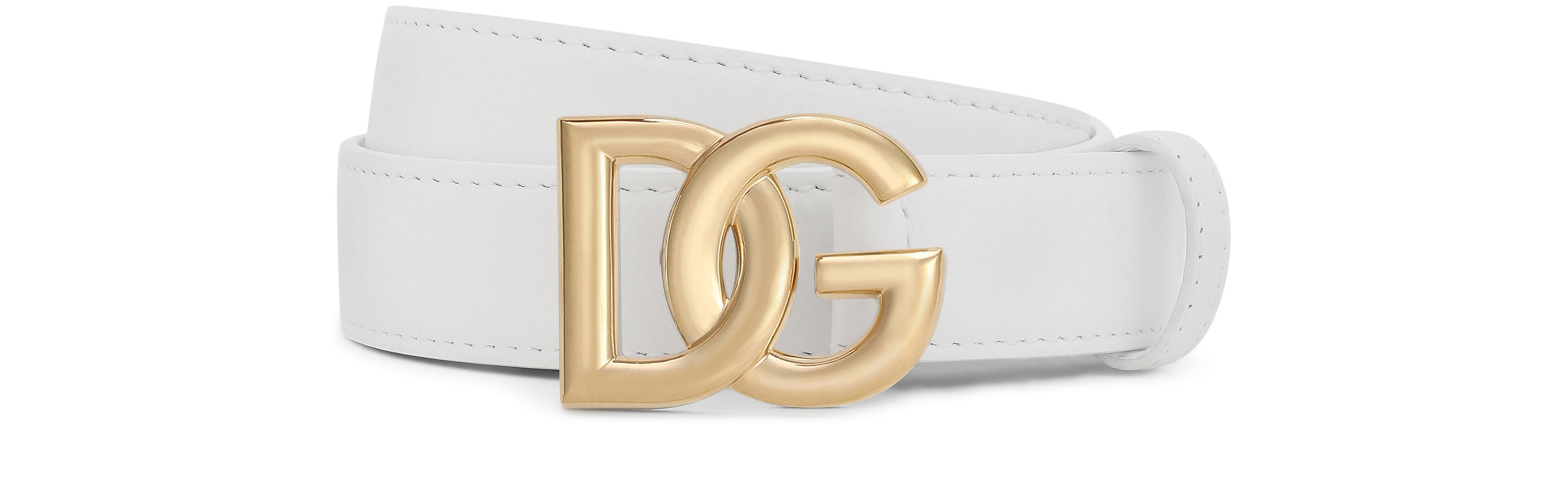 Dolce & Gabbana Calfskin belt with DG logo