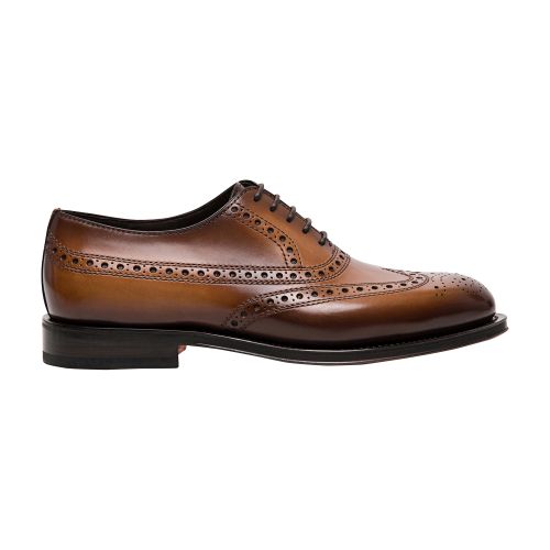 Santoni Leather Oxford shoes