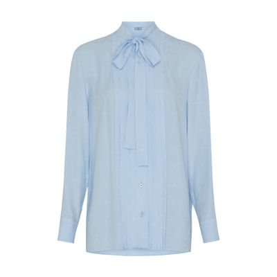 Prada Lavallière neck shirt