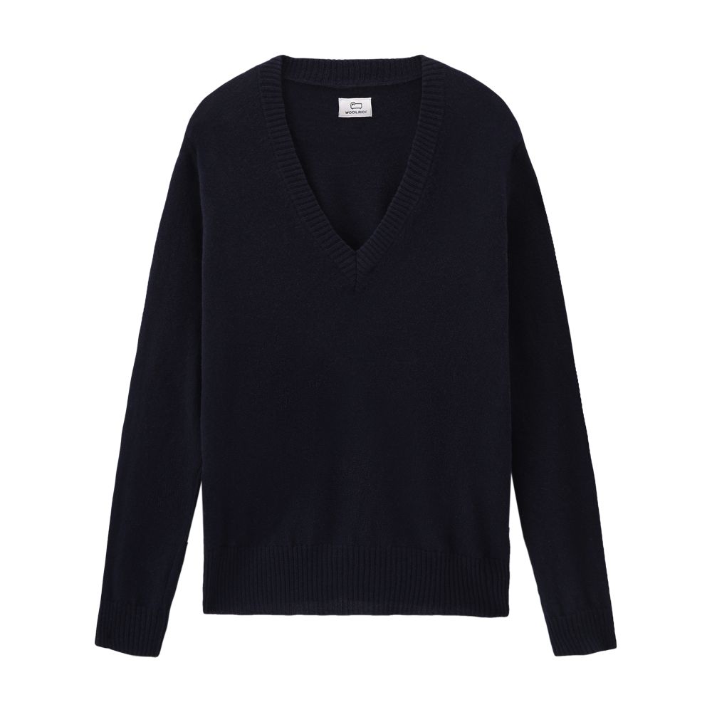 Woolrich Mixed Wool and Cashmere V-Neck Sweater