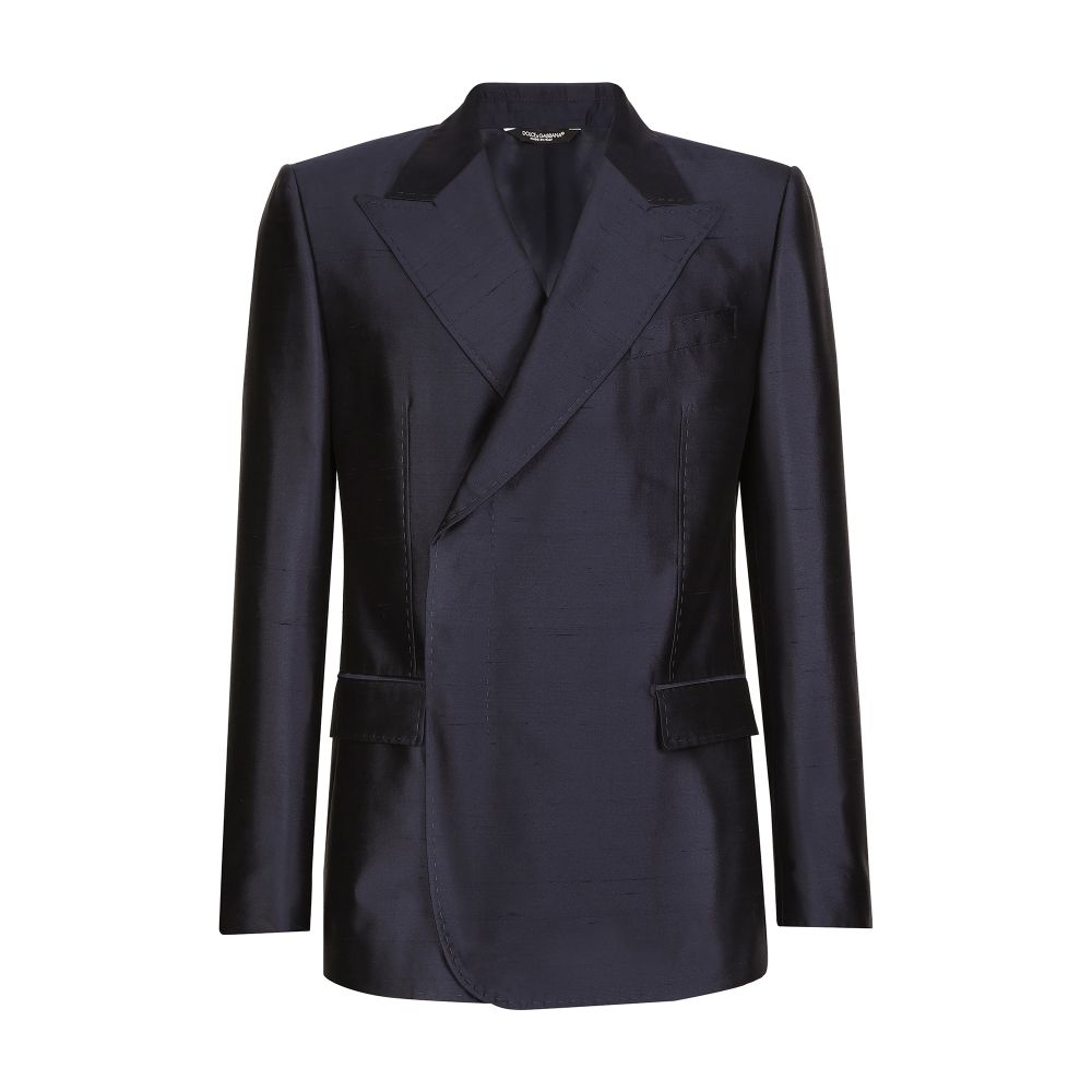 Dolce & Gabbana Double-breast silk jacket