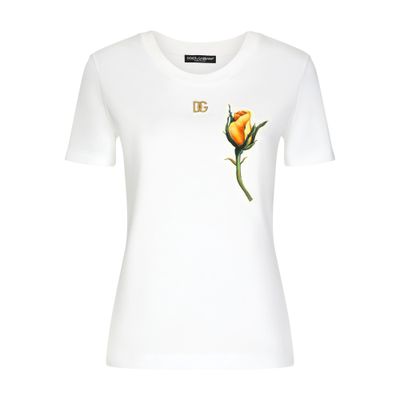 Dolce & Gabbana Jersey T-shirt with DG logo