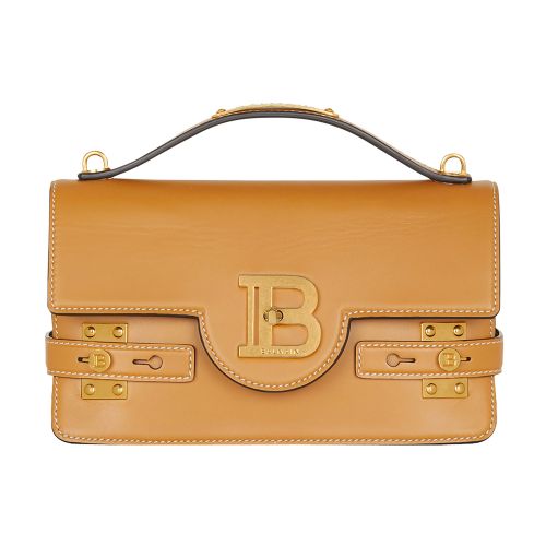 Balmain Smooth Leather B-Buzz Shoulder 24 Bag