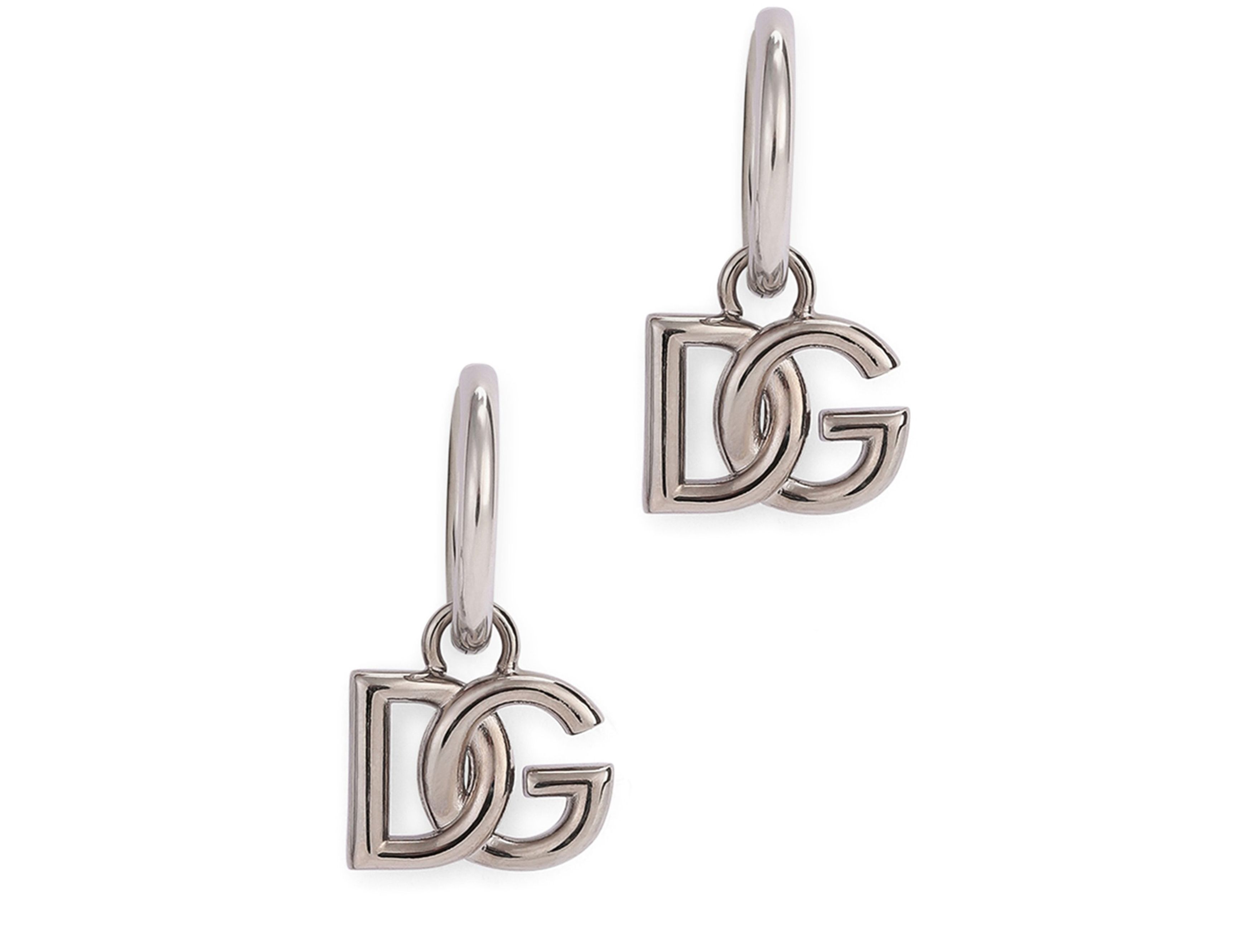 Dolce & Gabbana Hoop earrings with DG logo pendants