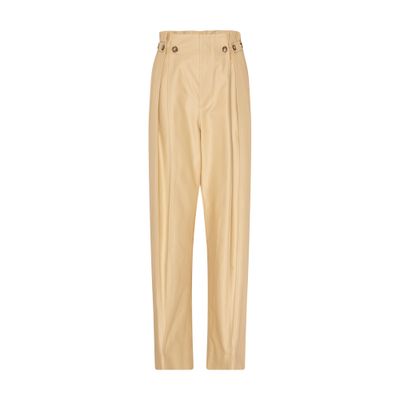 Victoria Beckham Gathered Waist Utility Trouser