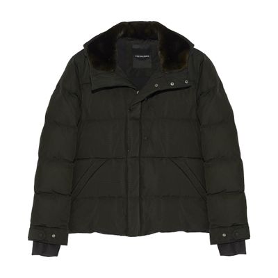 Yves Salomon Ski puffer jacket with mink fur hood