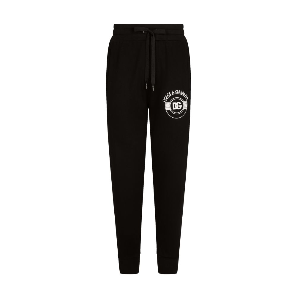 Dolce & Gabbana Jogging Pants in Jersey with DG Logo Print