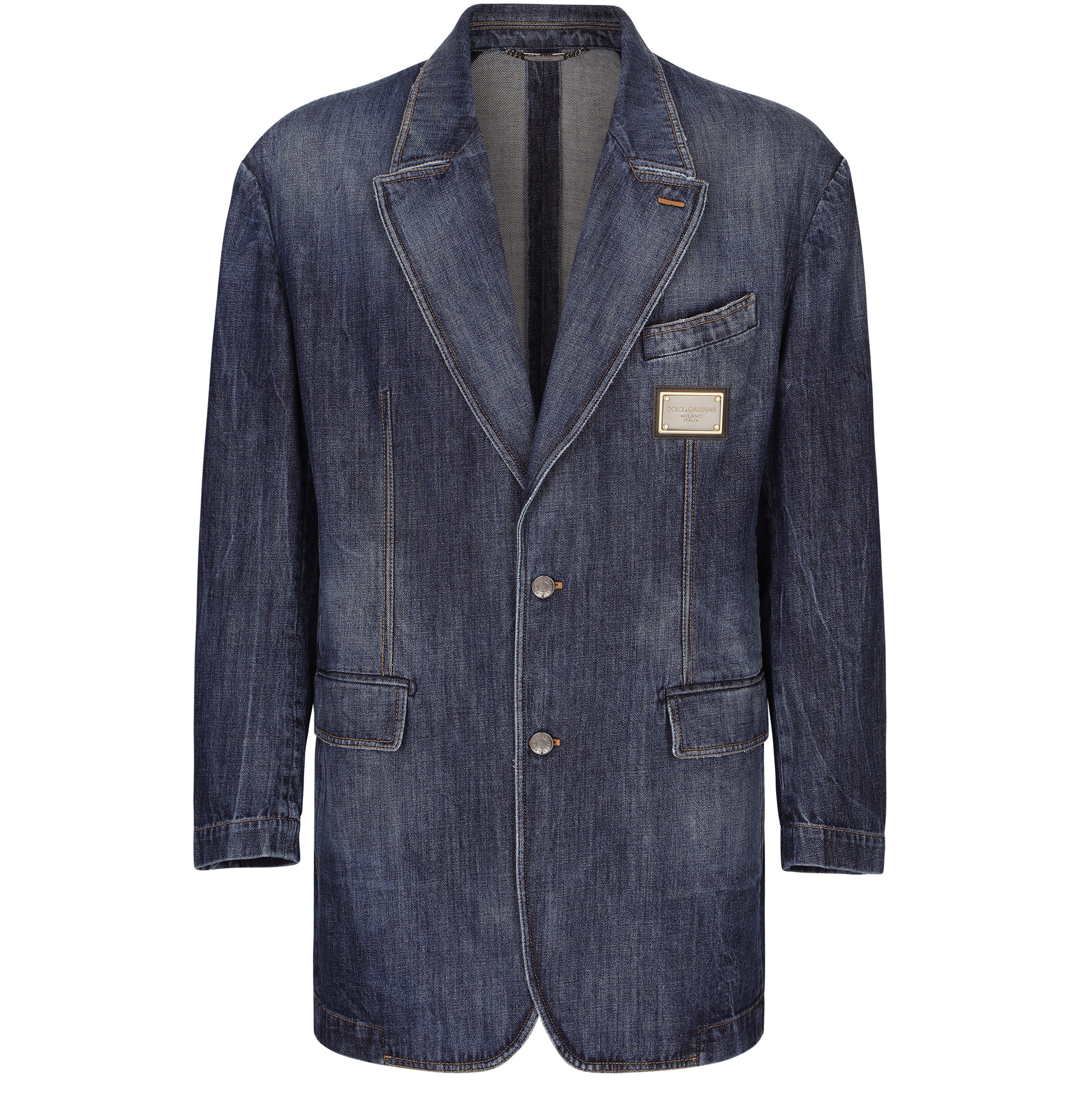 Dolce & Gabbana Deconstructed denim jacket