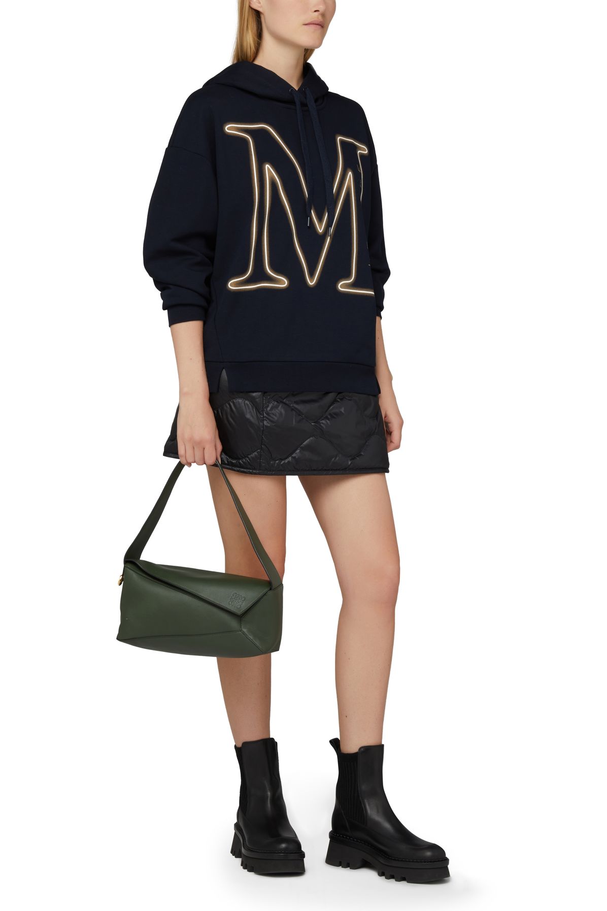 Moncler Quilted mini skirt