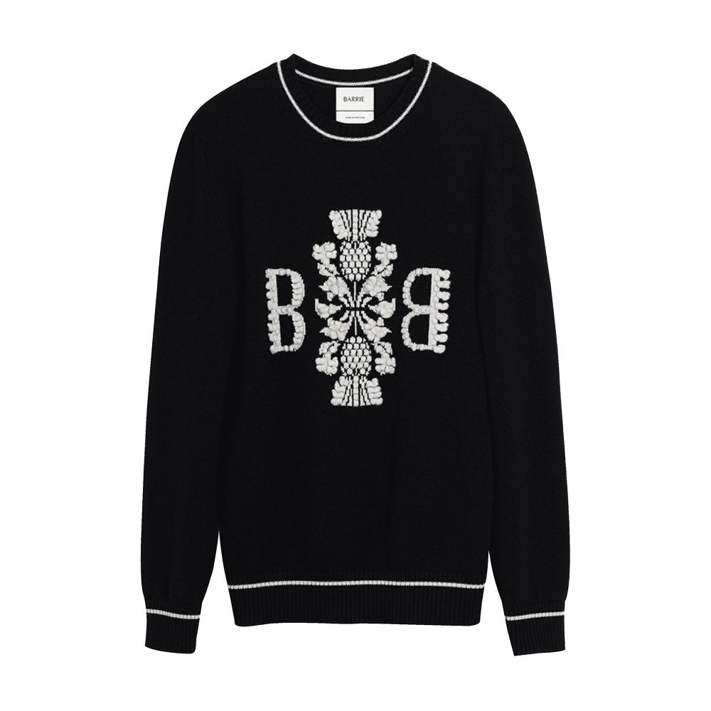 Barrie Barrie 3D logo cashmere jumper