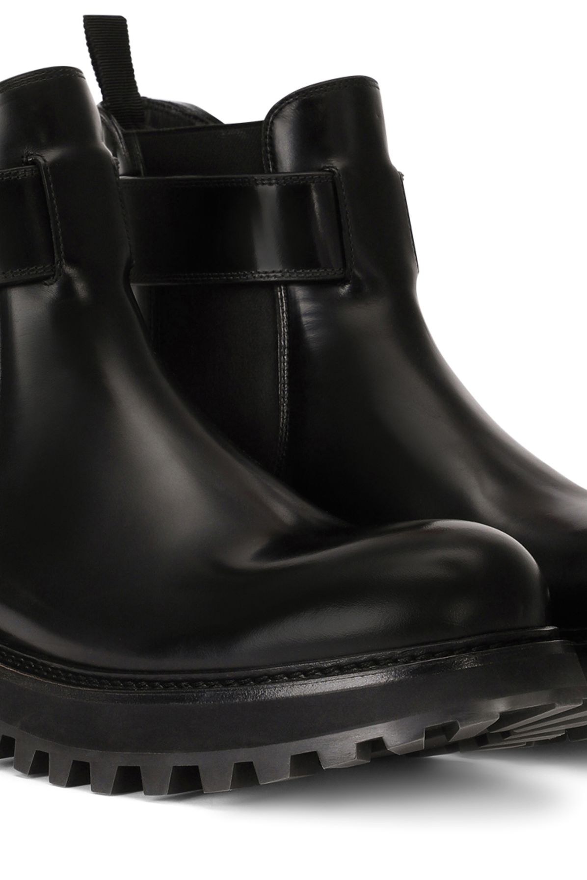 Dolce & Gabbana Brushed calfskin ankle boots with extra-light sole