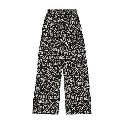 Balenciaga Logo Strips Pajama Pants