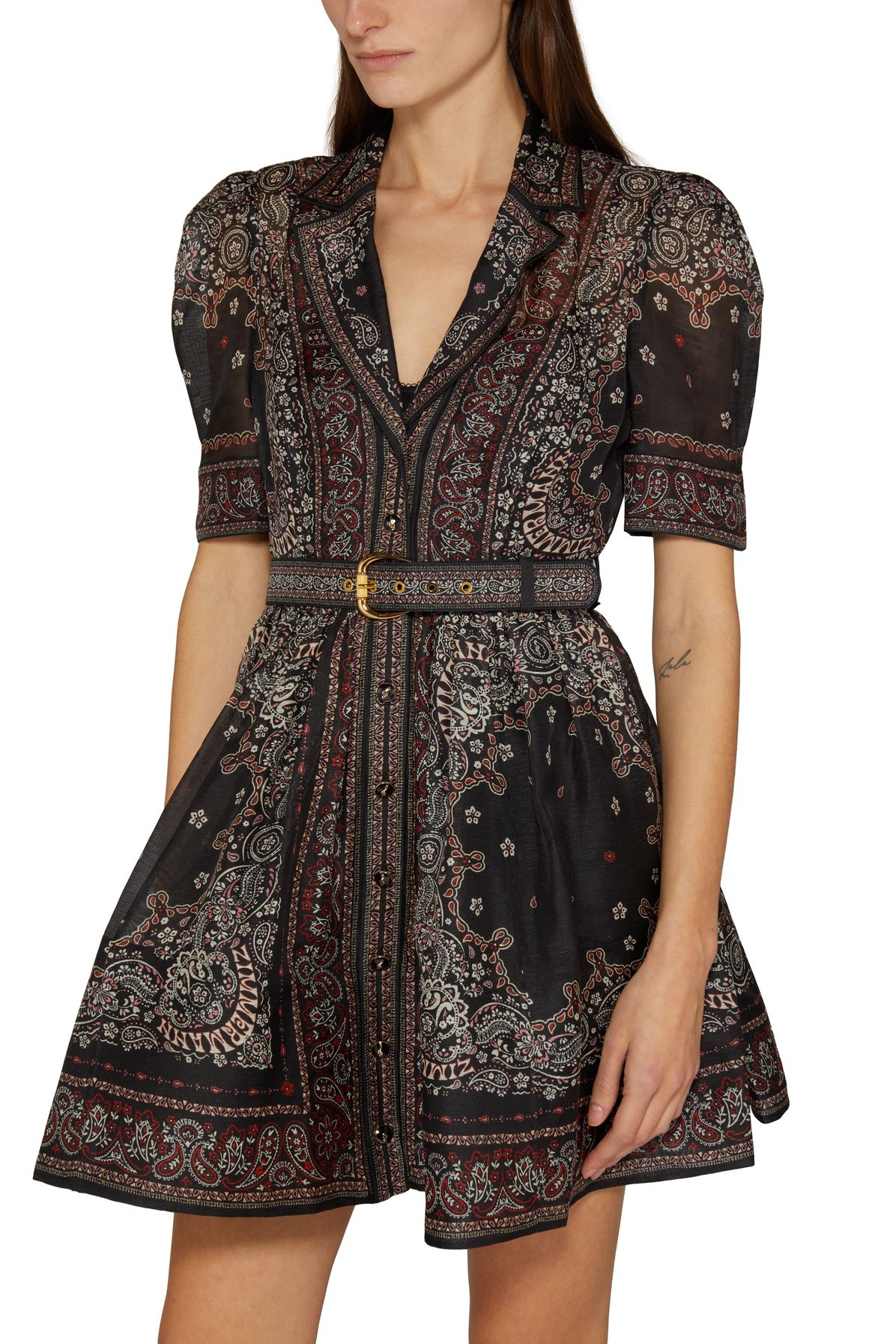 Zimmermann Matchmaker Mini Shirt Dress