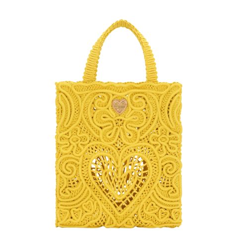 Dolce & Gabbana Small cordonetto lace shopper