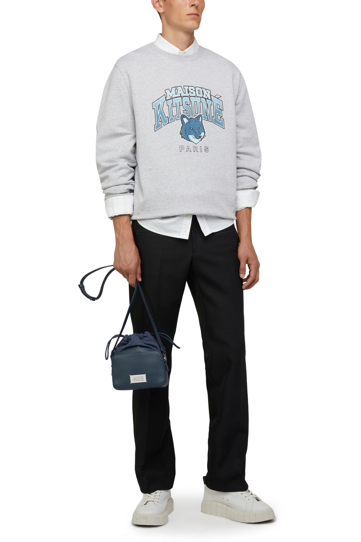 Maison Kitsuné Campus fox regular sweatshirt