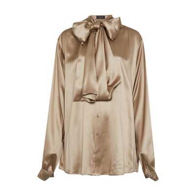 Balenciaga Hooded Blouse