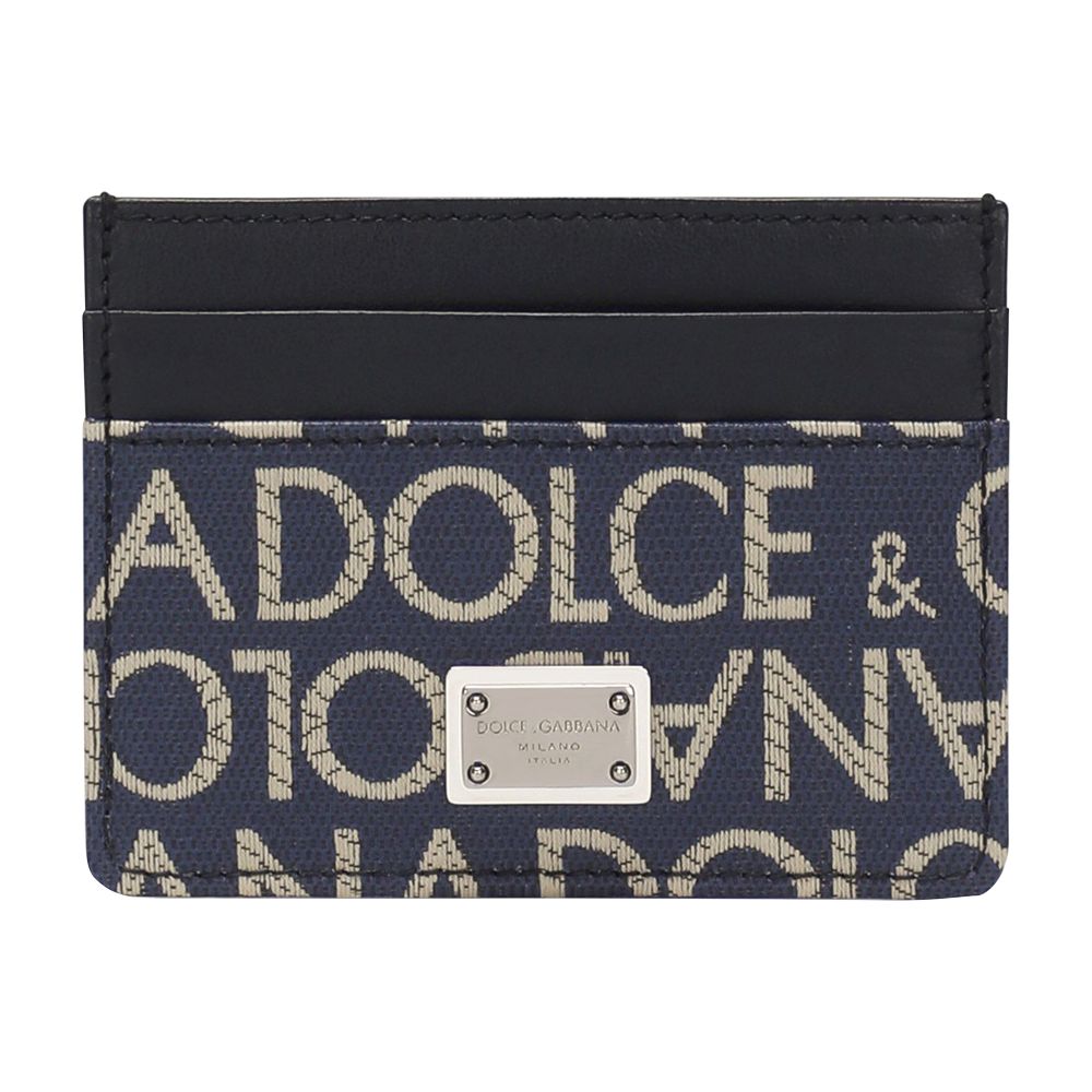 Dolce & Gabbana Jacquard card holder