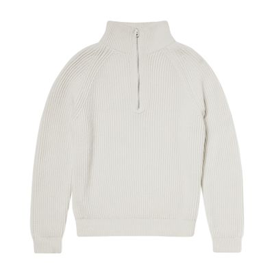  Wool ribbed rollneck sweater