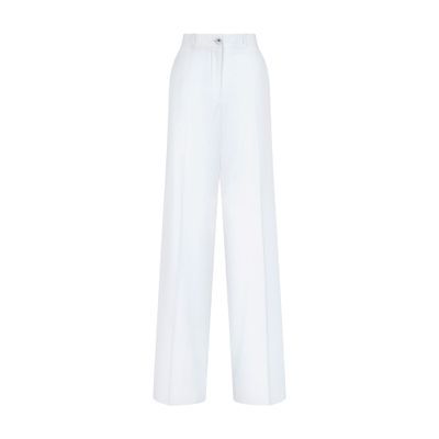 Dolce & Gabbana Flared cotton gabardine pants