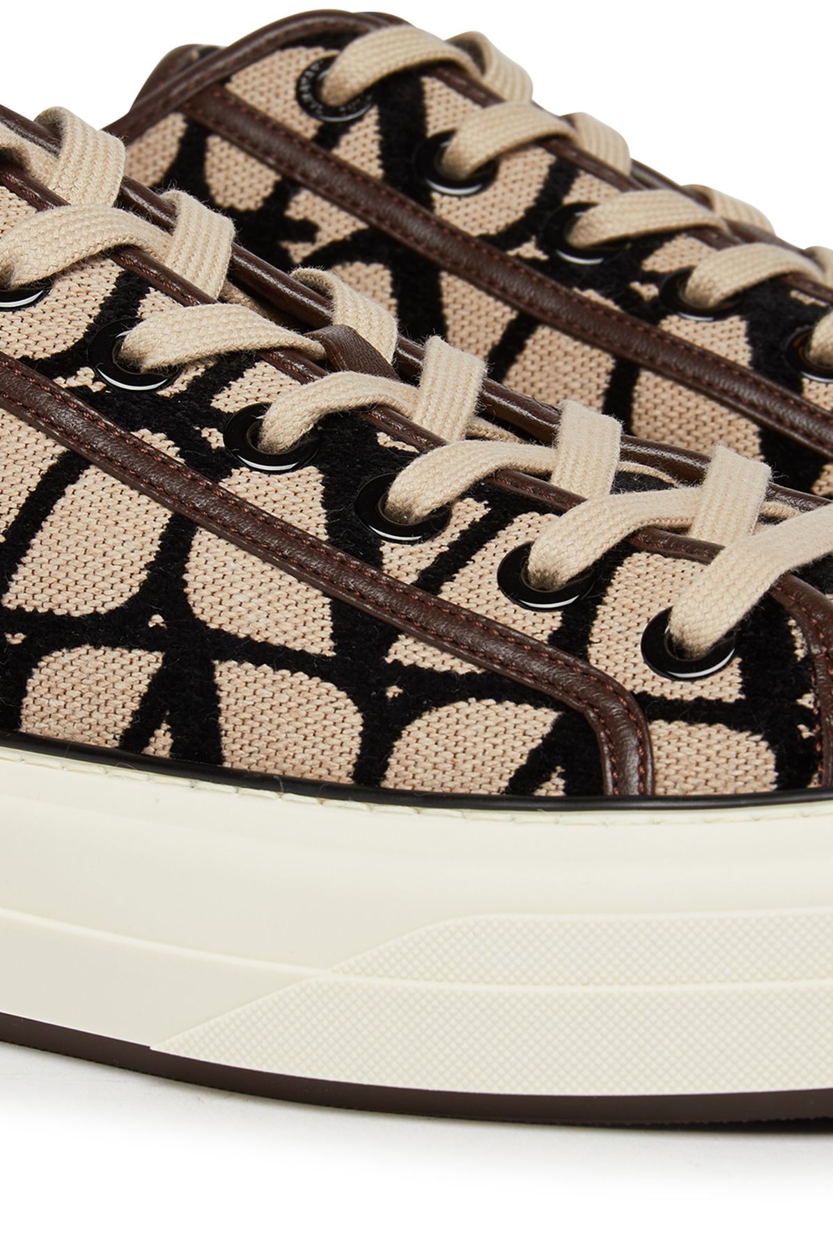 VALENTINO GARAVANI Iconographic fabric sneakers